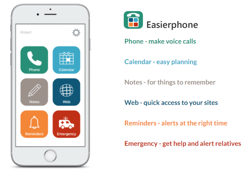 EasierPhone mobile app