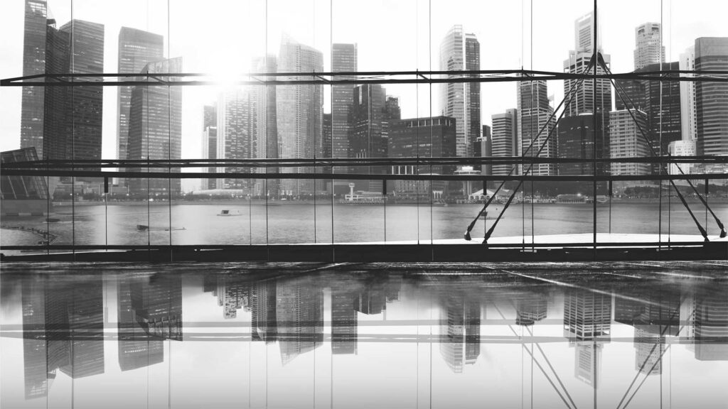 Projects business offices skyline