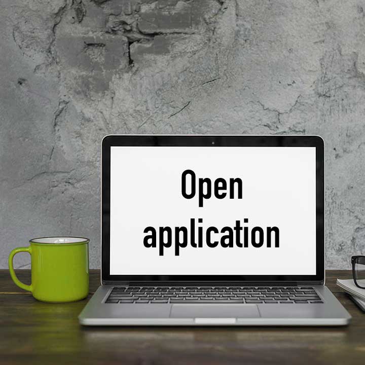 Open application job career
